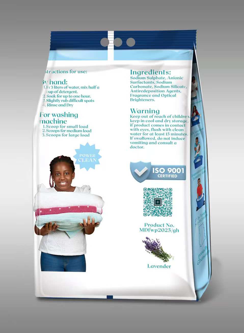 Family washing powder